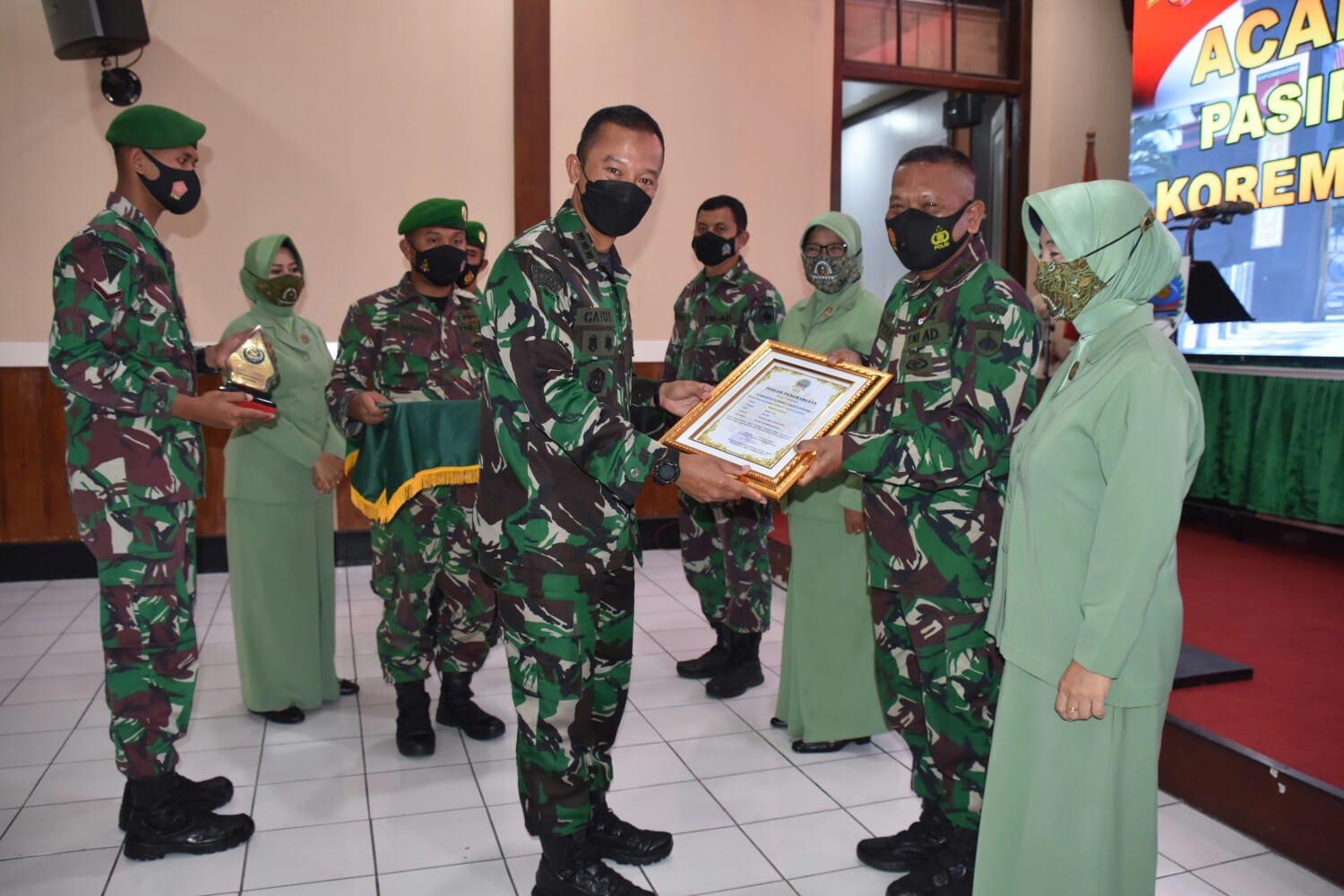 Danrem : Terimakasih Dan Penghargaan Yang Tinggi Atas Pengabdian Selama Melaksanakan Tugas